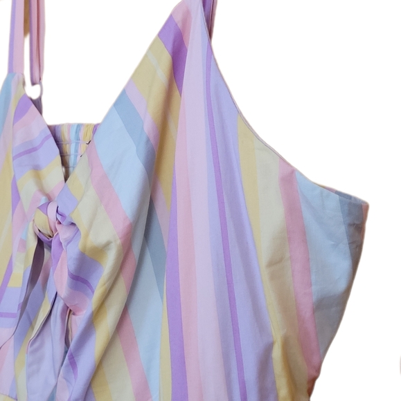 TORRID - RAINBOW EASTER Dress, Spring Dress, Colorful Stripes, Size 2 2X… - Picture 6 of 8